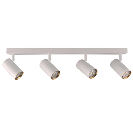 Wand- und Deckenstrahler 4x GU10 Weißgold NICEA Sanico Goldlux