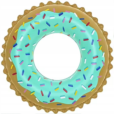 Aufblasbares Kinderschwimmrad DONUT Bunt