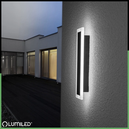 LED-Wandanbauleuchte OLIO 9W 4000K 30cm IP65 LUMILED