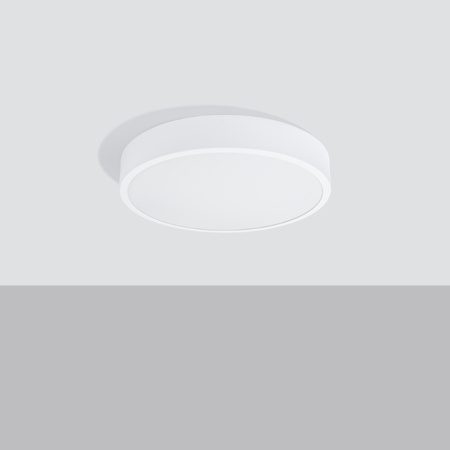 Deckenleuchte Plafond ONYX 40 LED 23W 3000K 1890lm Weiß Minimalistisch SOLLUX