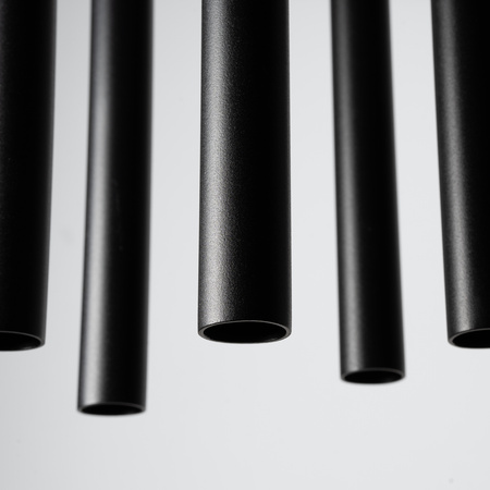 PASTELO Decke Pendelleuchte 5P 5xG9 Schwarz Modern SOLLUX