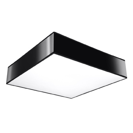 Anbauleuchte HORUS 4xE27 Deckenaufbauleuchten Square 55cm Modern Schwarz-Weiss SOLLUX