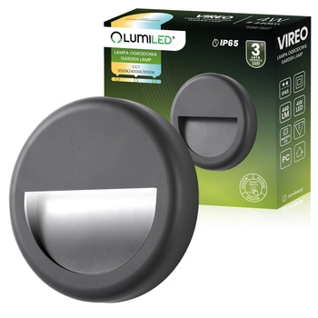 Außen Garten Treppe Wandleuchte CCT 3000-6500K LED 4W IP65 VIREO LUMILED