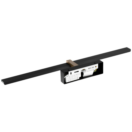 VENUS Spiegelleuchte LED Badezimmer Wandleuchte 8W 580lm Schwarz und Gold 40cm