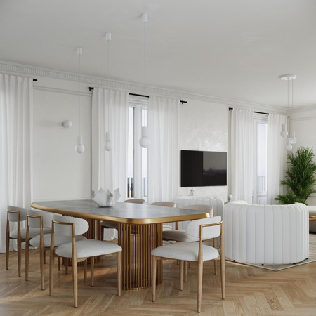 Tisch Tischlampe G9 Rund Weiß Modern Matt Halo Sollux