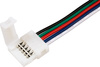5PIN RGB+W LED-Streifenanschluss 2-seitig mit 10-mm-Kabel