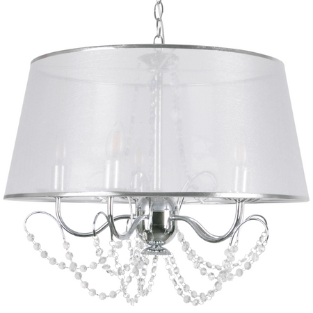 ABBAZIA Deckenpendelleuchte 5xE14 Weiß 120cm - GOLDLUX (Polux)