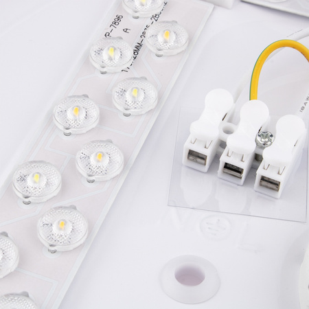 LED-Deckenleuchte 40W, Badezimmer Deckenlampe IP44 3000K-6000K 38cm ORLANDO+PILOT LUMILED