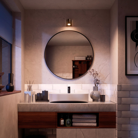 Wandleuchte GU10 Wandleuchte IP44 Schwarz Kosipo Philips