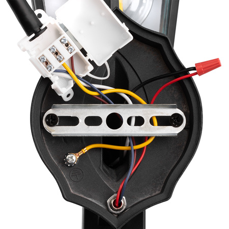 Wandleuchte Außen E27, Hängende Gartenlaterne mit Bewegungsmelder Schwarz BELLIS LUMILED