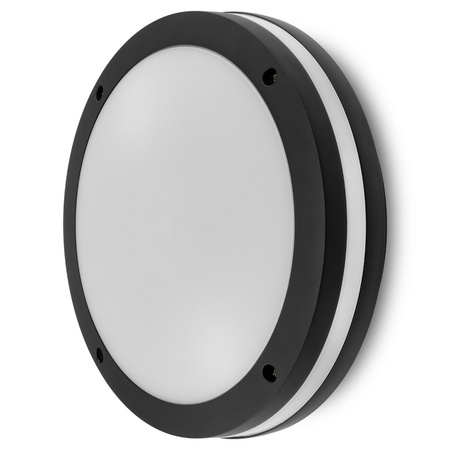 Wandleuchte Außen 2x E27, Garten-Wandleuchte rund LARIS LUMILED