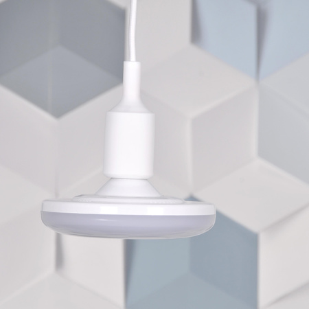 Hängende Deckenleuchte KIKI 1xE27 10W WEISS 3000K GOLDLUX (Polux)