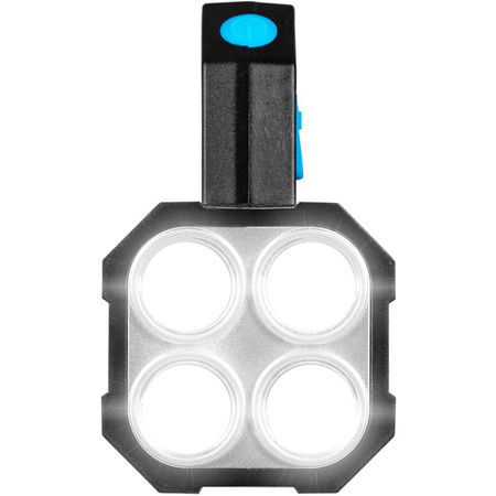 Wiederaufladbarer LED-Suchscheinwerfer 5W 250lm Handscheinwerfer Leistungsstarke 4XLED+COB VA0113 VAYOX