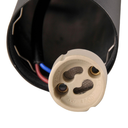 Wandleuchte Außenfassadenleuchte 2 x GU10 Schwarz PARIS Sanico Goldlux