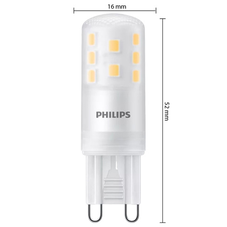LED Lampen 3x G9 CAPSULA 3.7W = 40W 470lm 2700K Warm PHILIPS