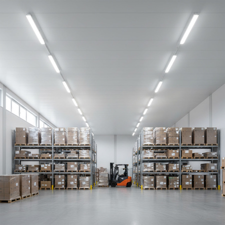 Hermetische staubdichte Fassung GOLDLUX (Polux) ProBus IP65 1*18W T8 128cm