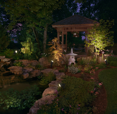 Gartenlampe LED solarbetriebener Strahler 1W 60lm 3000K IP44 Schwarz Endura Ledvance