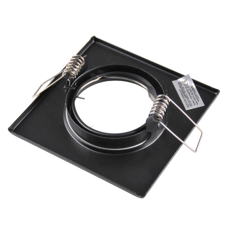 BEWEGLICHE Deckenleuchte OPIN GOLDLUX (Polux) QUADRATISCH SCHWARZER STAHL