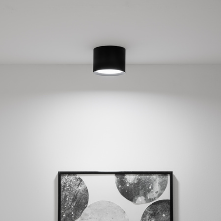 HALOGEN-Anbauleuchte SUNLA Tuba Gx53 LED Spot Wandleuchte Deckenzylinder Schwarz LUMILED