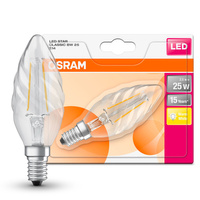 E14 ST35 LED Leuchtmittel 2,5W = 25W 250lm 2700K Warm 300° OSRAM Star Filament