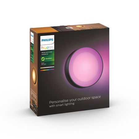 Philips HUE Daylo Laterne Runde Wandleuchte für den Außenbereich 17465/30/P7