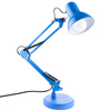 Schreibtischlampe E27, Zeichentisch-Schreibtischlampe mit Tischklemme Blau TOBI LUMILED