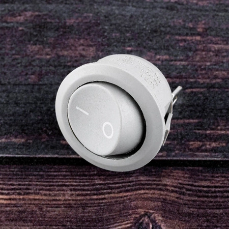 Schalter Wippenschalter für Möbel ON/OFF Grau LUMILED