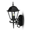 Gartenlampe E27 Wandlampe klein mattschwarz VT-760 V-TAC