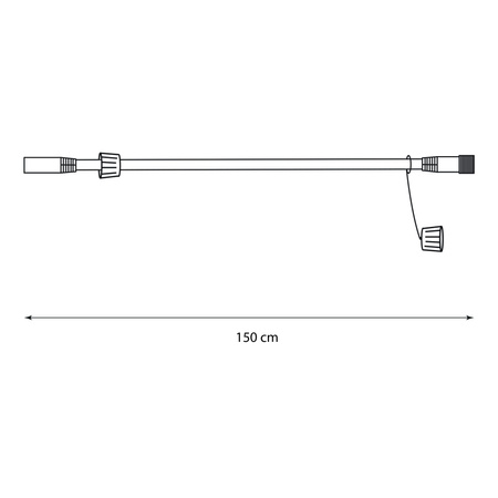 Verlängerungskabel für Gartengirlande 150 cm GOLDLUX (Polux)