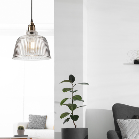 Hängelampe ASTA E27 Schwarz Gold LM-1.1/83 Lamkur