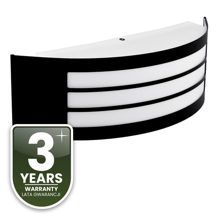 Wandleuchte Außen E27, Garten-Wandleuchte IP44 Schwarz FREESIA LUMILED