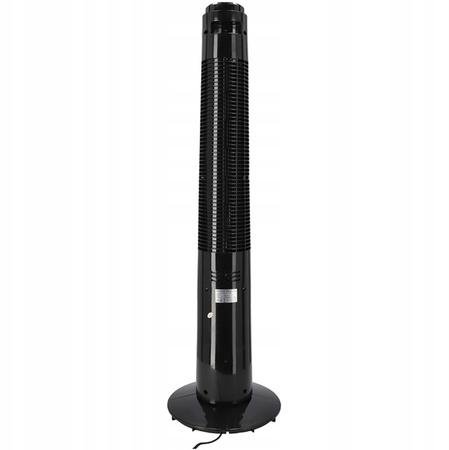 Säulenventilator Rohr-Luftzirkulator Standventilator Schwarz 92cm 45W + Fernbedienung