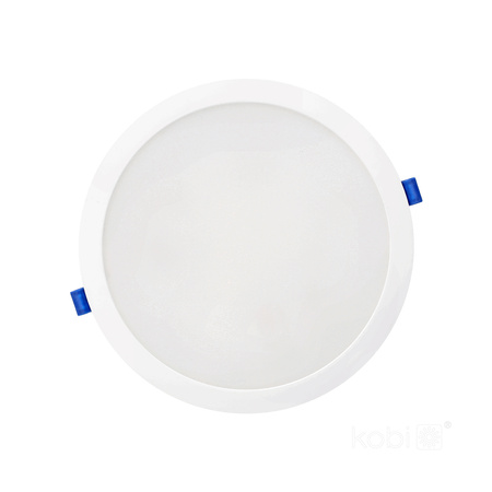 LED-Downlight Einbauleuchte 24W 2400lm 4000K Neutral Mesh Spot Weiß IP40 Sigaro Kobi