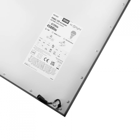 LED-Paneel 60x60 Aufputzschale 50W 4500lm 4000K Neutral Schwarz Ecolight