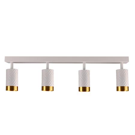 LED Decken-/Wandleuchte 4 x GU10 ARRAS Weiß GOLDLUX (Polux)