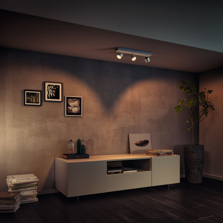 LED STAR Deckenleuchte 3x 4.5W 2700K Dimmbarer Reflektor Leuchte Beweglich Weiß PHILIPS