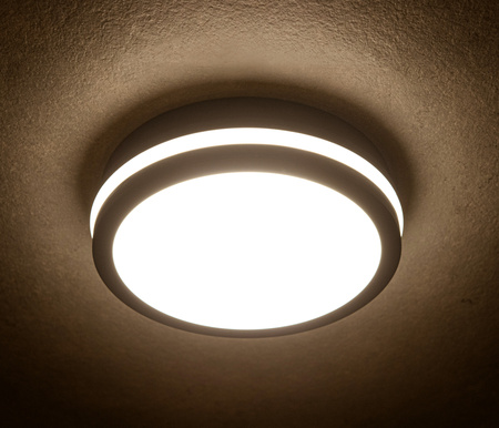 Plafond LED Aufbaumontage 18W 1740lm CCT IP65 Graphit BENO KANLUX