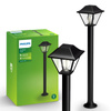 Outdoor LED Gartenlampe ALPENGLOW myGarden E27 IP44 Mast 90cm Laterne Schwarz PHILIPS