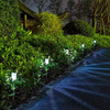 Solar-LED-Lampe, Solar Gartenleuchten 6500K Chrom PALIS LUMILED
