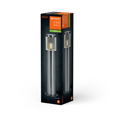 Endura Ledvance E27 50cm IP44 Silber Outdoor Standing Post Garten Lampe