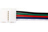 5PIN RGB+W LED-Streifenanschluss 2-seitig mit 10-mm-Kabel