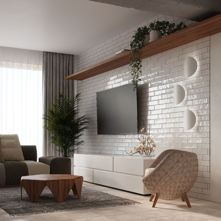 LED SENSES 2xG9Wandleuchte Oval weiß SOLLUX