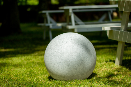 Außengartenlampe 230V E27 BULLET 40cm Stein