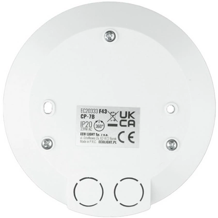 PIR 360° Bewegungs- und Dämmerungssensor 8m Decke Weiß