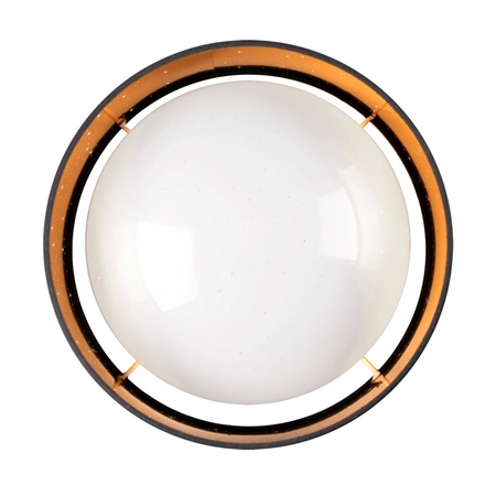 Deckenleuchte LED PLAFON Lampe TULUZA 18W 1850lm 4000K 32cm Schwarz GOLDLUX (Polux)