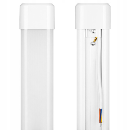 LED-Langfeldleuchte 18W 1820lm 4000K Neutral 120° Weiß Flat Masterled