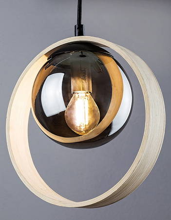 E14 Braun Modern Peyton Rabalux Pendelleuchte für die Decke