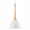 VANESSA E27 Weiße Pendelleuchte aus Holz LM-1.1/77 Lamkur
