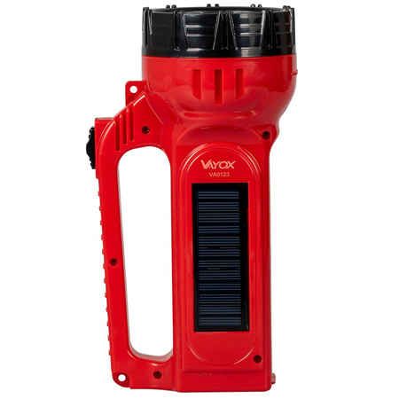 Wiederaufladbare 2-in-1-Taschenlampe 400 lm Seitenlicht und Solaraufladung VA0123 VAYOX
