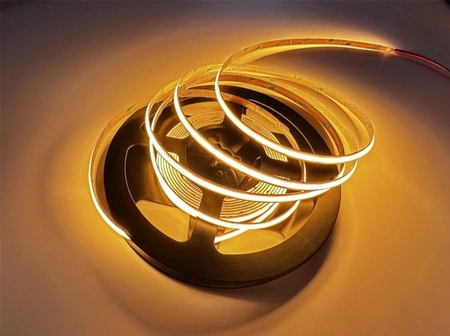 LED Streifen COB-Streifen 12V 45W 2400LED NEON Gelb 8mm 5m